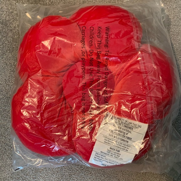 Threshold Rose Pillow Red - Picture 3 of 4